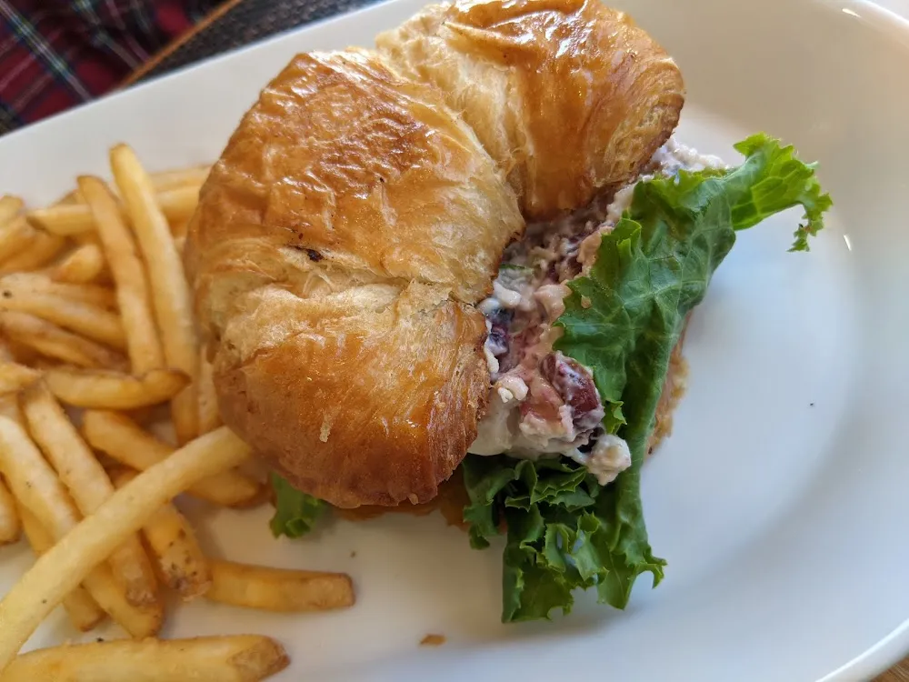 Cranberry Chicken Salad on Croissant