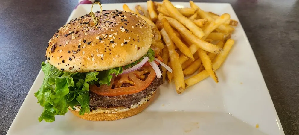 Hamburger with Fries